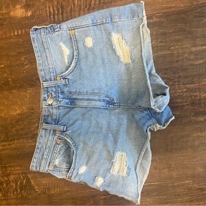 Distressed Madewell Denim Women's Shorts